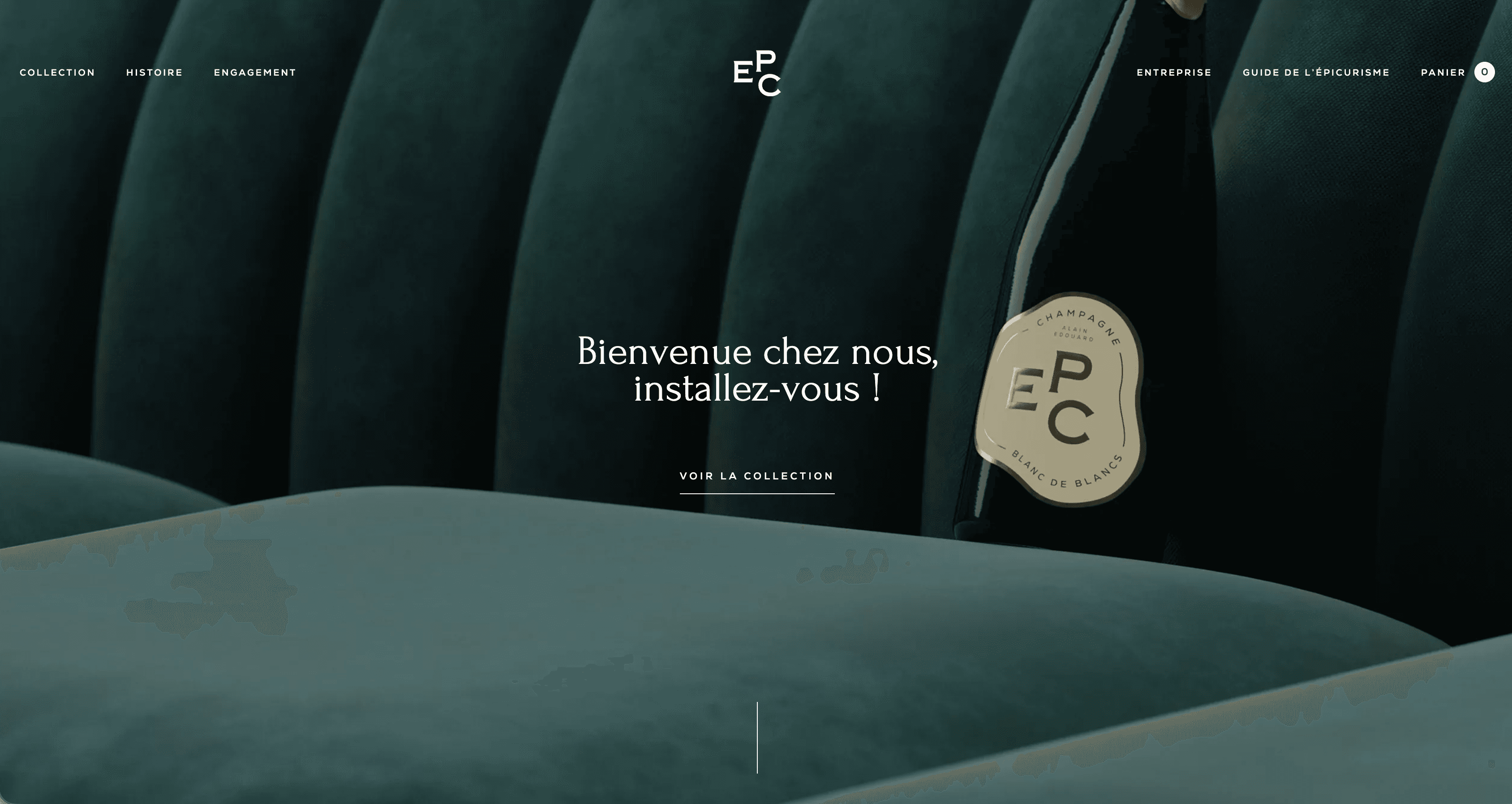 Aperçu du site Champagne EPC